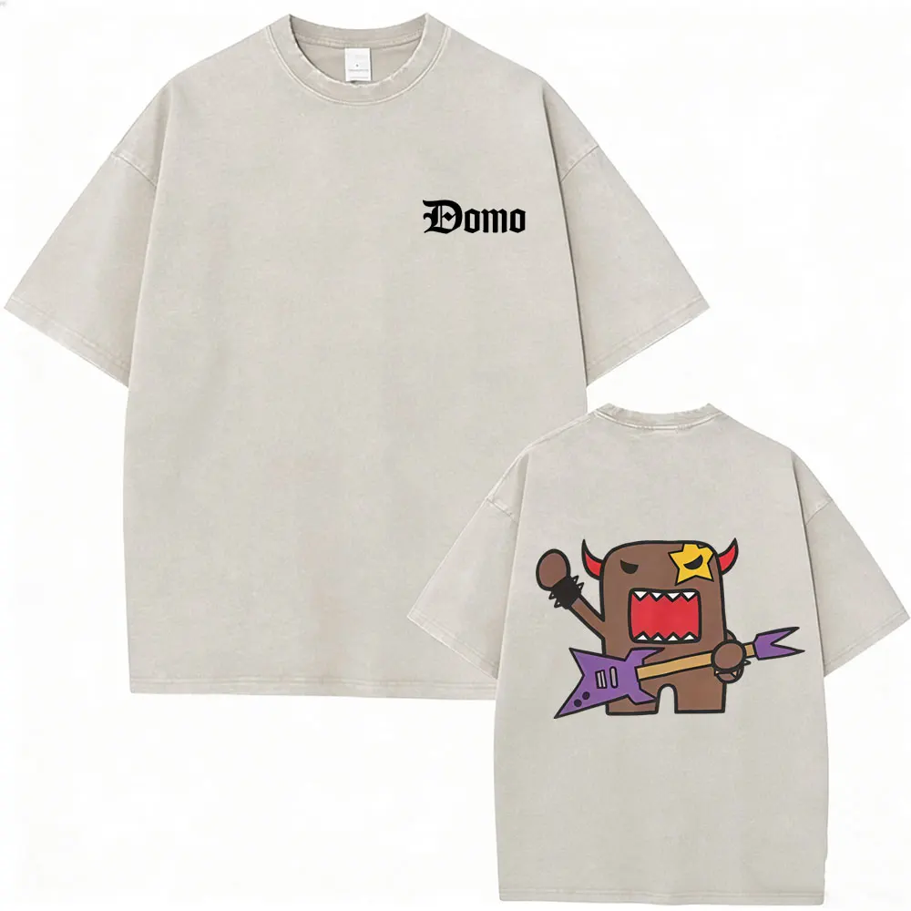 Washed Vintage Domo Kun Gothic Metal Rock Style Funny Meme T Shirt Men Women Oversized T-shirt Male High Quality Cotton T-shirts
Washed Vintage Domo Kun Gothic Metal Rock Style Funny Meme T Shirt Men Women Oversized T-shirt Male High Quality Cotton T-shirts