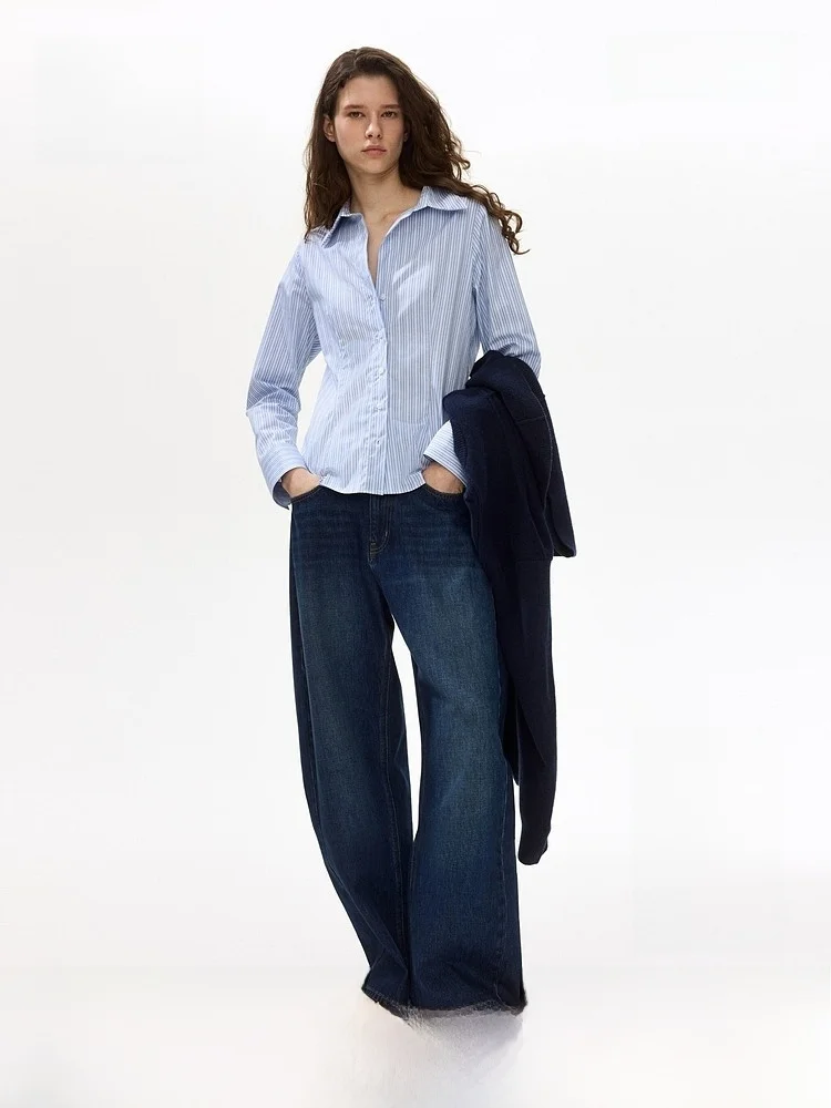 Slim Fit High Intelligence Sensation Shirt for Women Casual Style Button up Cotton Blend Long Sleeve Shirt Elegant Fashionabl...
Slim Fit High Intelligence Sensation Shirt for Women Casual Style Button up Cotton Blend Long Sleeve Shirt Elegant Fashionabl...