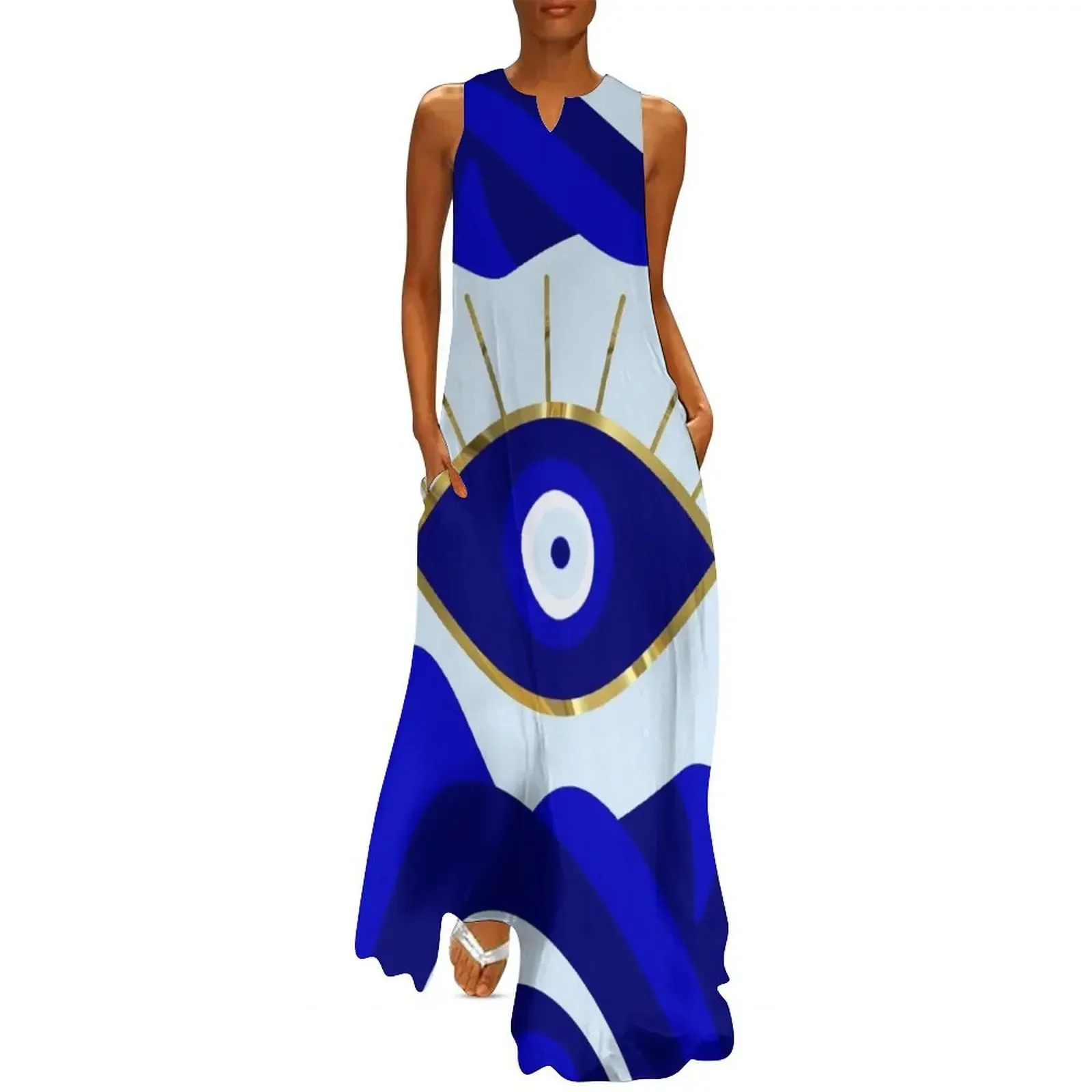 Lava All Seeing Blue Evil Eye Long Dress women formal occasion dresses dresses summer luxury evening dresses 2025 Dress
Lava All Seeing Blue Evil Eye Long Dress women formal occasion dresses dresses summer luxury evening dresses 2025 Dress