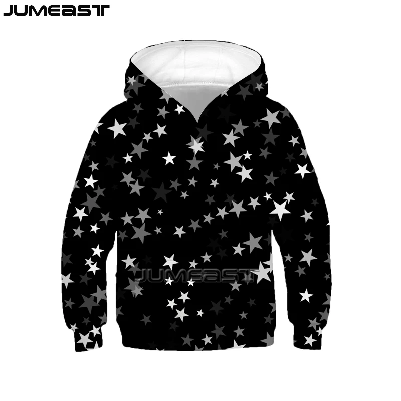 Jumeast, Мужская одежда, Детский свитшот со звездами, весна-осень, модная детская шапка с длинным рукавом, худи, спортивный пуловер, худи
Jumeast, Мужская одежда, Детский свитшот со звездами, весна-осень, модная детская шапка с длинным рукавом, худи, спортивный пуловер, худи