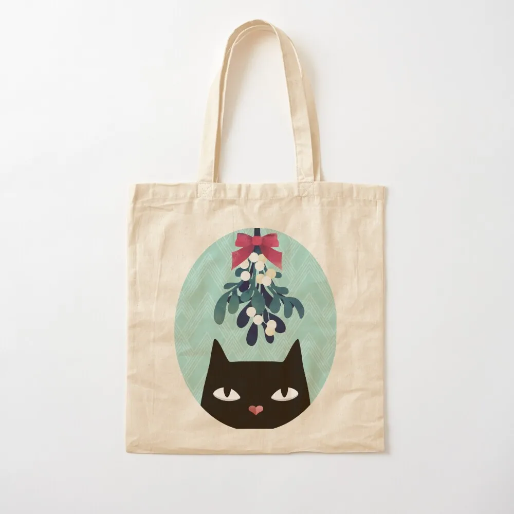 Mistletoe (Black Cat) Tote Bag Women's tote bag shopping trolley bag reusable shopping tote woman
Mistletoe (Black Cat) Tote Bag Women's tote bag shopping trolley bag reusable shopping tote woman