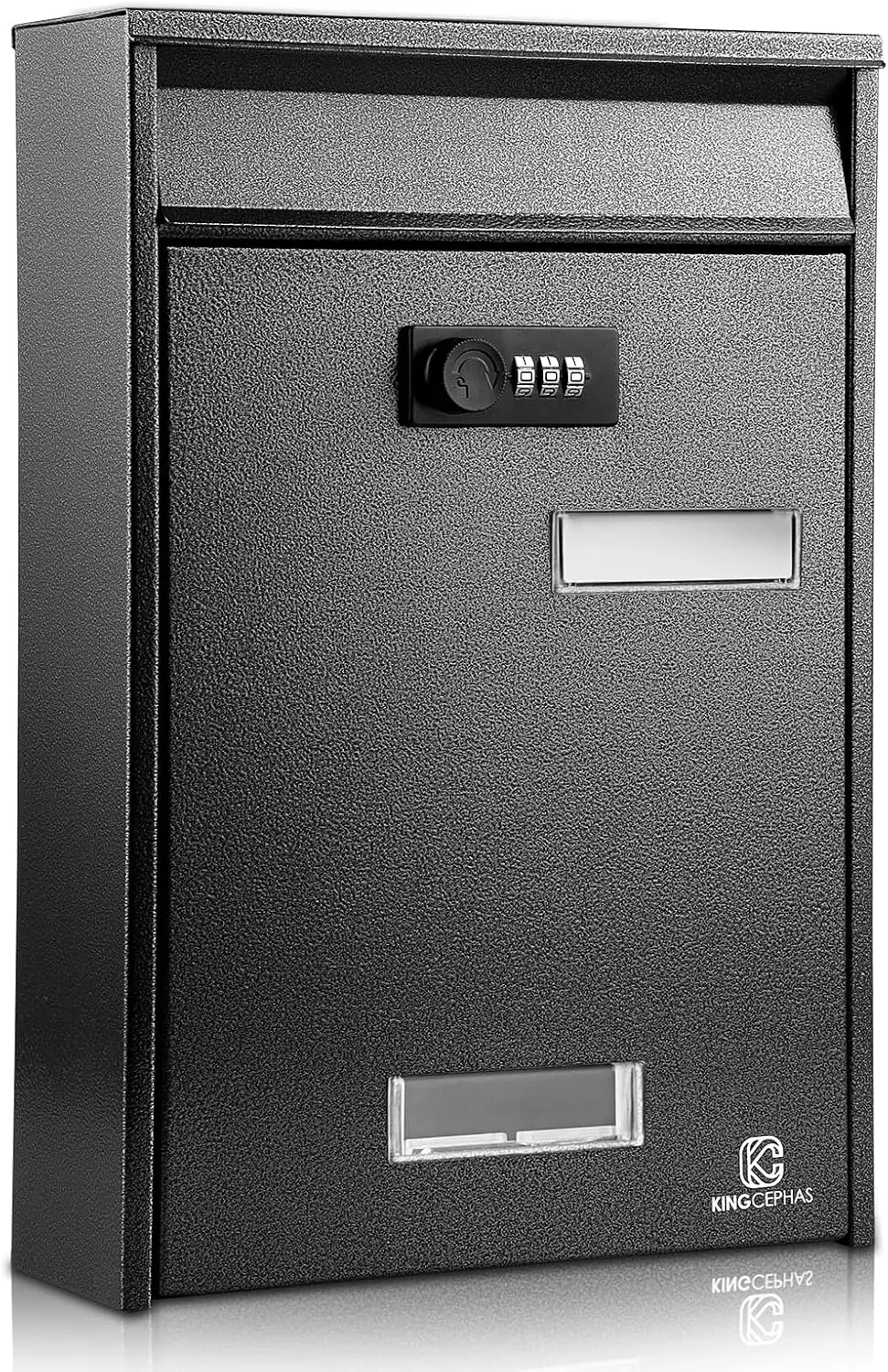 Wall-Mounted Mailbox with Combination Lock, Waterproof & Rust-Resistant, 8.5x3x12.4 in, Black
Wall-Mounted Mailbox with Combination Lock, Waterproof & Rust-Resistant, 8.5x3x12.4 in, Black