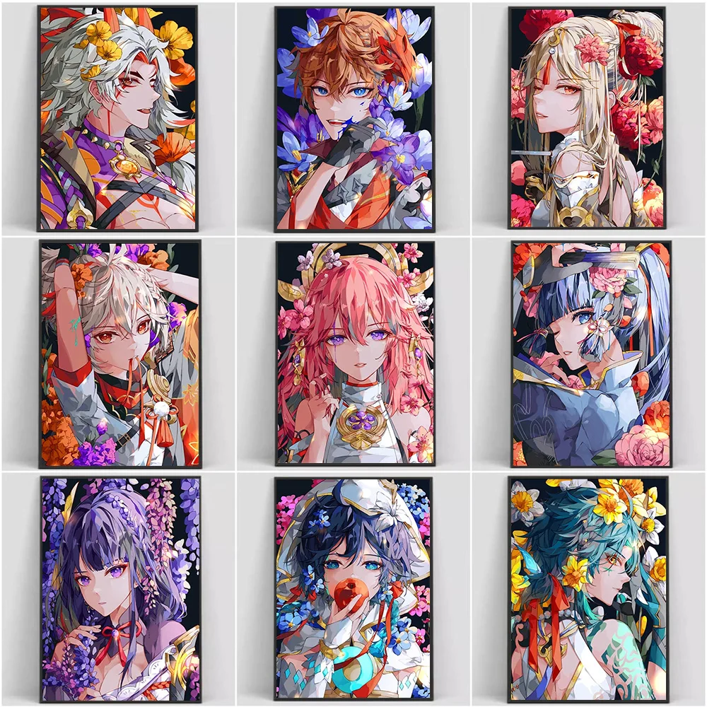 Game Poster Flowers Anime Girl Rosaria Canvas Painting Kids Room Wall Art Decoration Murals Home Decor Aesthetic
Game Poster Flowers Anime Girl Rosaria Canvas Painting Kids Room Wall Art Decoration Murals Home Decor Aesthetic