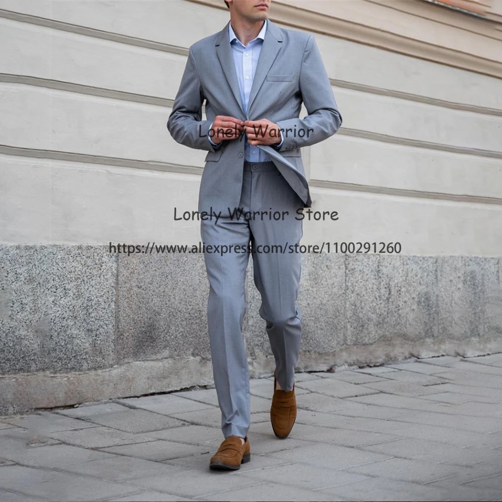 Casual Gray Daily Mens Suits Slim Fit Business Office Blazer Wedding Groom Tuxedo Banquet 2 Piece Set Jacket Pants Costume Homme
Casual Gray Daily Mens Suits Slim Fit Business Office Blazer Wedding Groom Tuxedo Banquet 2 Piece Set Jacket Pants Costume Homme