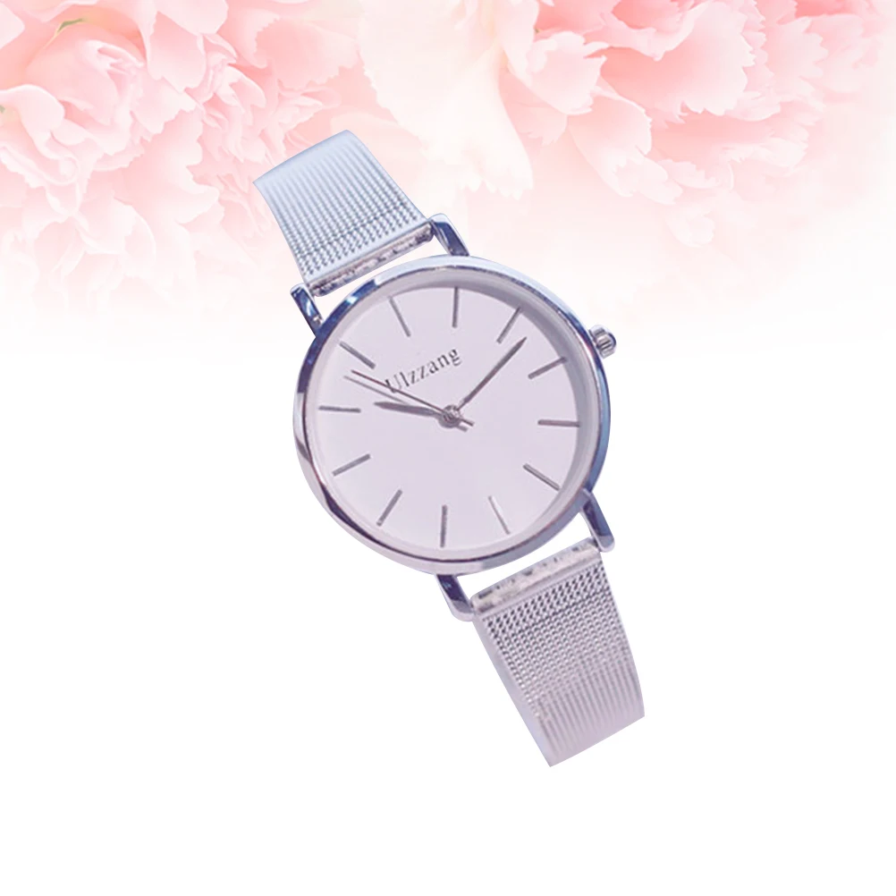 1PC Elegant Wrist Watch Fashion Women Watch Waterproof Watch Birthday Gifts for Time Display Silver and White
1PC Elegant Wrist Watch Fashion Women Watch Waterproof Watch Birthday Gifts for Time Display Silver and White