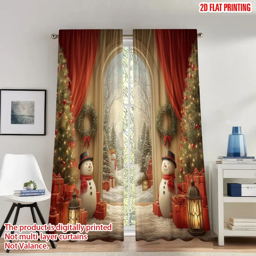 2pcs 2D flat printing Merry Christmas Party Curtains Christmas Snowman Winter Holiday_a Digital Printed Polyester Drapes Family
2pcs 2D flat printing Merry Christmas Party Curtains Christmas Snowman Winter Holiday_a Digital Printed Polyester Drapes Family