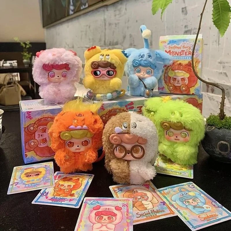 Hot Jotoys Q.Kid Emotional Hairy Monsters Series Surprise Plush Blind Box Cute Push Doll Ornaments Keychains Pendant Kids Gifts
Hot Jotoys Q.Kid Emotional Hairy Monsters Series Surprise Plush Blind Box Cute Push Doll Ornaments Keychains Pendant Kids Gifts