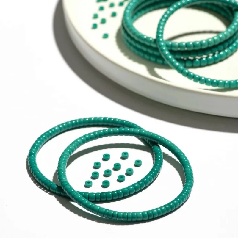 5.5mm Turquoise Single Circle Bracelet Women, High Porcelain Hell Color Beads
5.5mm Turquoise Single Circle Bracelet Women, High Porcelain Hell Color Beads