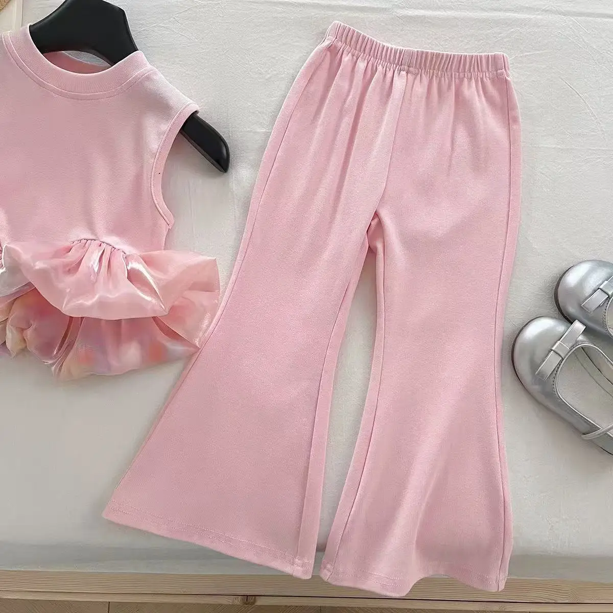 Fashion Children's Two Piece Set Girls Summer Set 2026 New Girl Baby Western Style Little Girl Sling Kids Outfits
Fashion Children's Two Piece Set Girls Summer Set 2026 New Girl Baby Western Style Little Girl Sling Kids Outfits