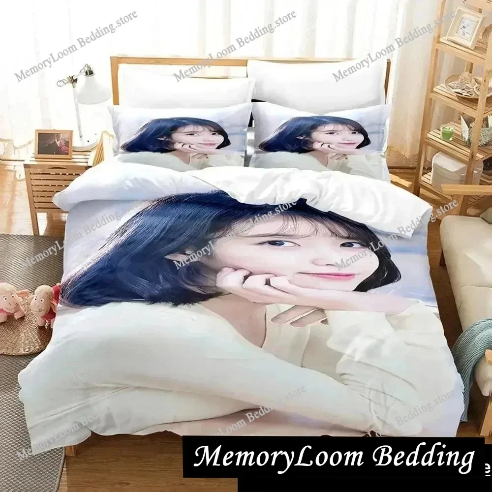 3D Print Singer IU I Ji Eun Bedding Set Duvet Cover Bed Set Quilt Cover Pillowcase Comforter king Queen Size Boys Adult Bedding
3D Print Singer IU I Ji Eun Bedding Set Duvet Cover Bed Set Quilt Cover Pillowcase Comforter king Queen Size Boys Adult Bedding