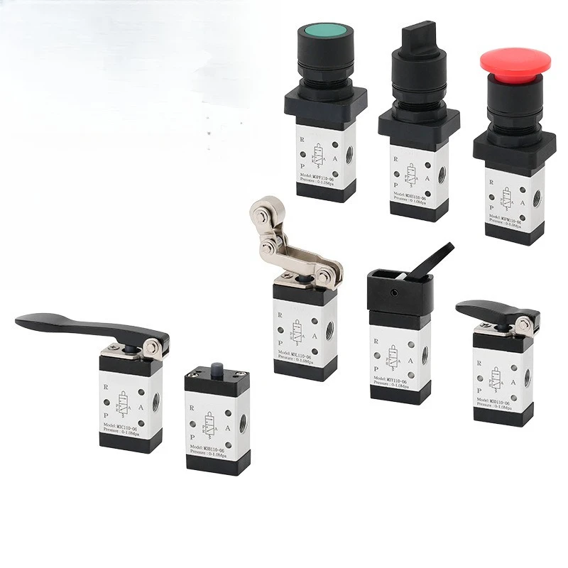 Manual Air Control Valve - M3B Series 3/2 Way Hand-Operated Roller Button for Pneumatic Actuator Systems
Manual Air Control Valve - M3B Series 3/2 Way Hand-Operated Roller Button for Pneumatic Actuator Systems