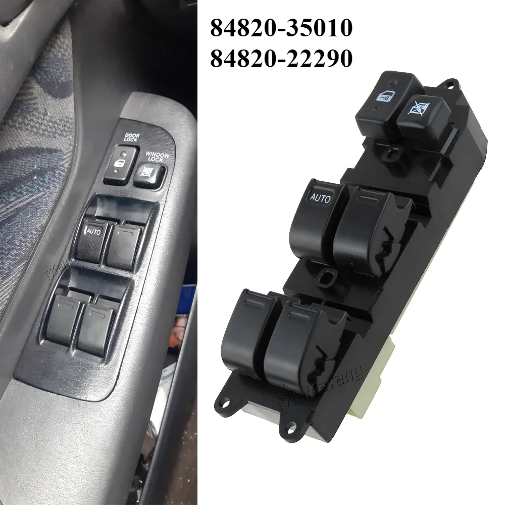 Power Window Lifter Switch For Toyota Camry Carina E Hilux 4Runner Truck Land Cruiser Lexus LX450 84820-35010 84820-32150
Power Window Lifter Switch For Toyota Camry Carina E Hilux 4Runner Truck Land Cruiser Lexus LX450 84820-35010 84820-32150