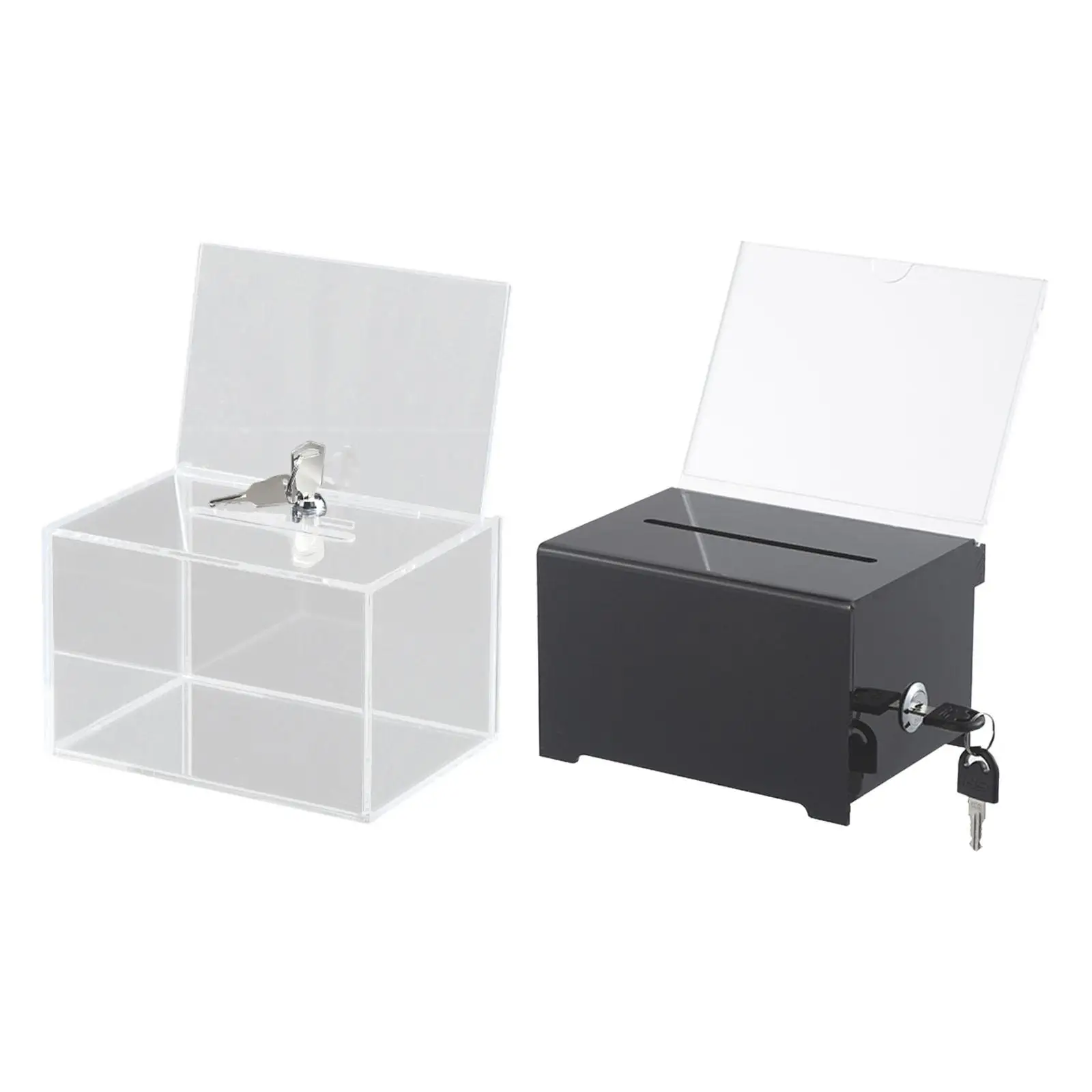 Acrylic Donation Box with Lock Suggestion Case Comment Box Lockable Collection
Acrylic Donation Box with Lock Suggestion Case Comment Box Lockable Collection