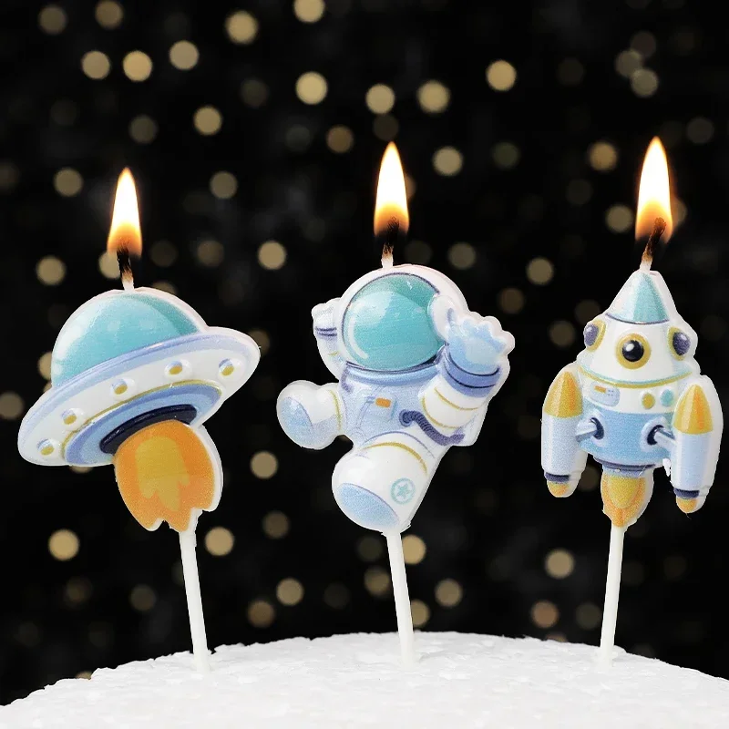 Astronaut Cake Candle Child Happy Birthday Party for Universe Outer Space Theme Birthday Party Decorations Cake Decorating Tools
Astronaut Cake Candle Child Happy Birthday Party for Universe Outer Space Theme Birthday Party Decorations Cake Decorating Tools
