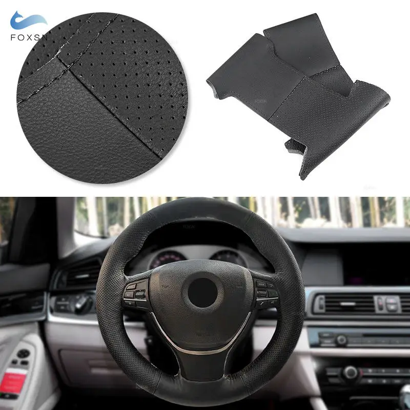 For BMW F10 F07 F12 F13 F06 F01 F02 520i 528i 740Li Car Interior Steering Wheel Cover Hand Stitched Black Perforated Leather
For BMW F10 F07 F12 F13 F06 F01 F02 520i 528i 740Li Car Interior Steering Wheel Cover Hand Stitched Black Perforated Leather