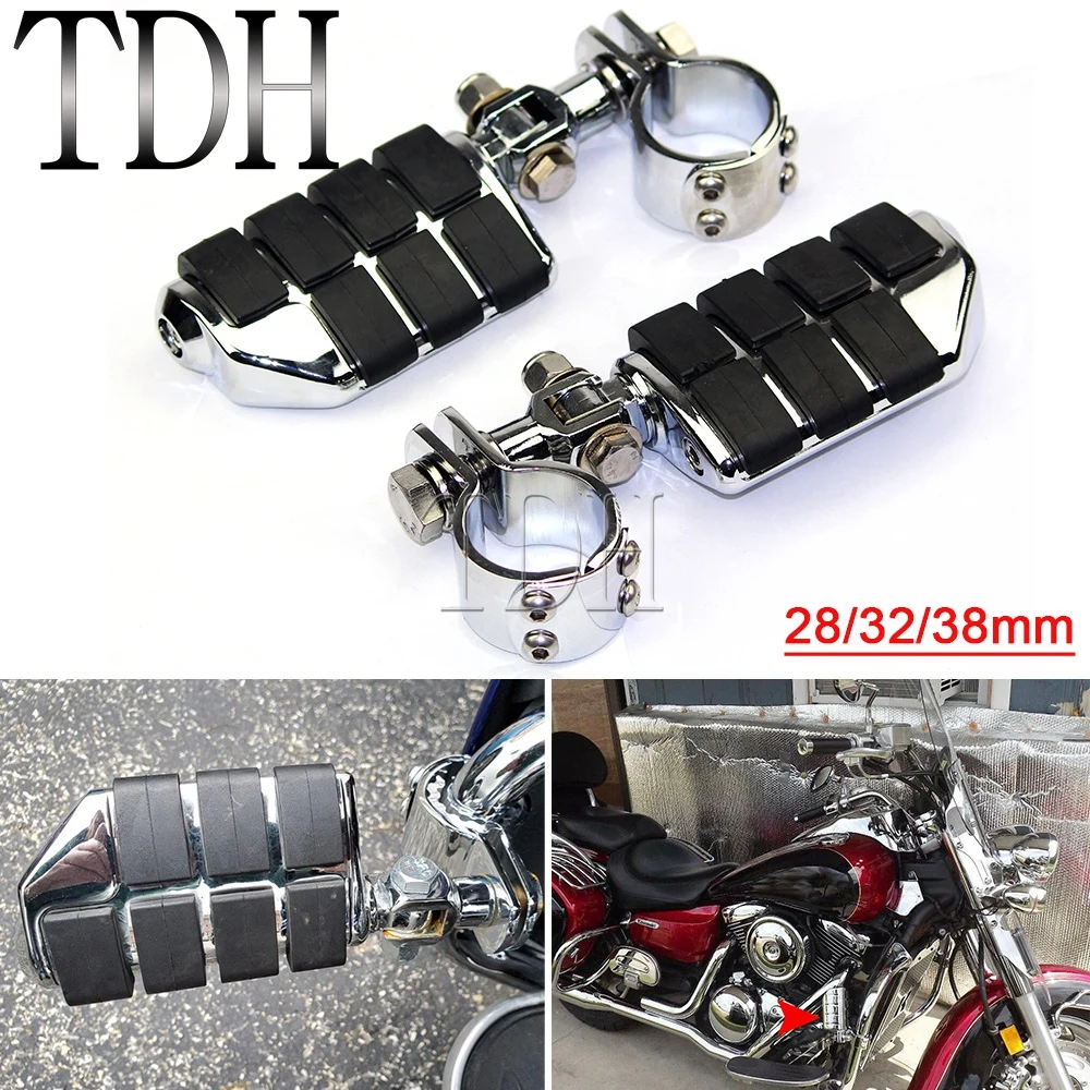 Chrome Motorcycle Highway Foot Pegs Rests 28/32/38mm Clamp Mount Crash Bar For Honda Goldwing 1800 1500 1200 1100 Guard Footpeg
Chrome Motorcycle Highway Foot Pegs Rests 28/32/38mm Clamp Mount Crash Bar For Honda Goldwing 1800 1500 1200 1100 Guard Footpeg