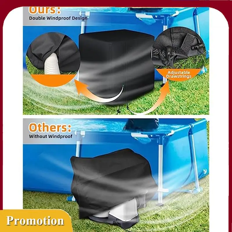 Hot!Swimming Pool Filter Pump Sun Cover Filter Pump Dust Cover Easy Install Easy To Use Black
Hot!Swimming Pool Filter Pump Sun Cover Filter Pump Dust Cover Easy Install Easy To Use Black
