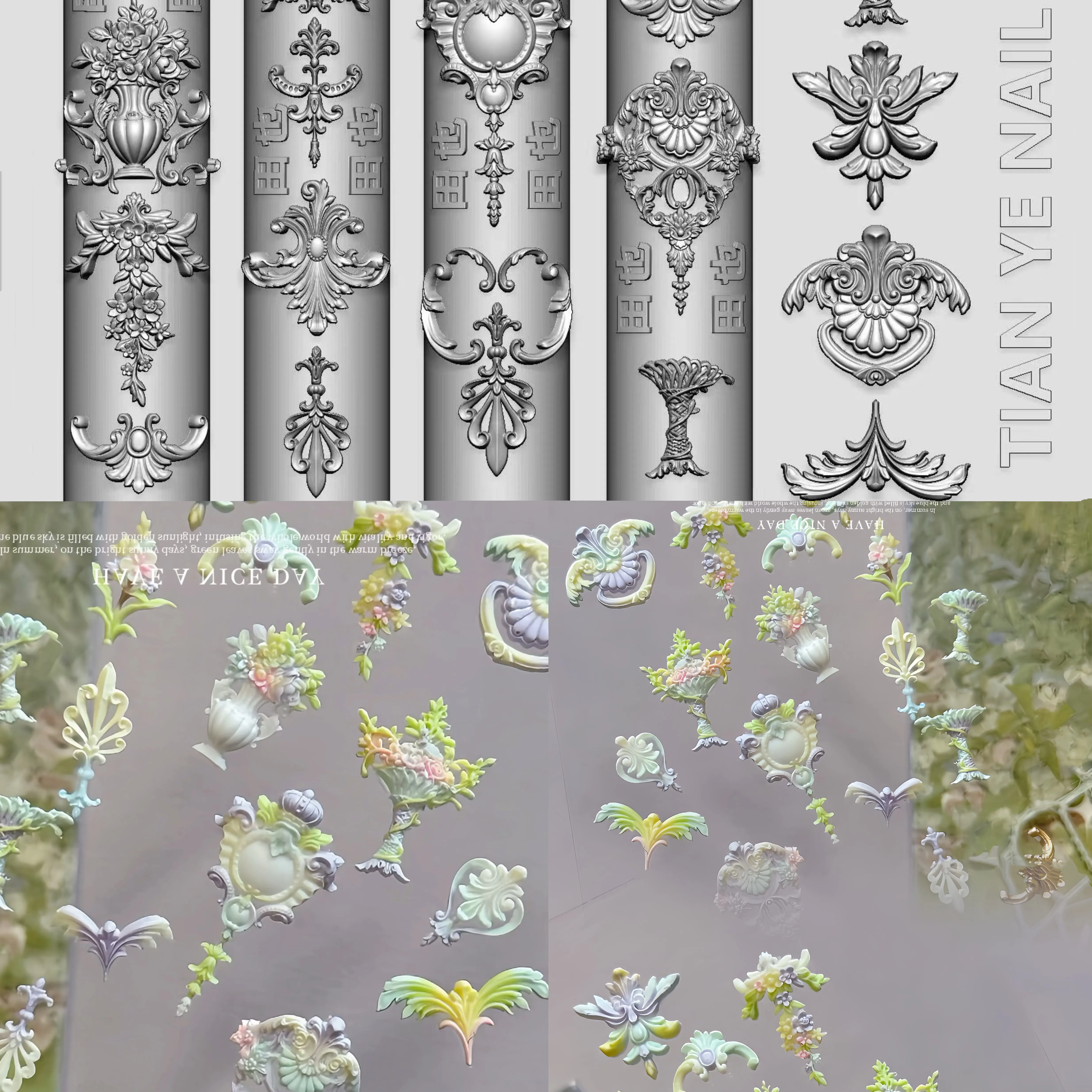Flower Banquet Molds Nail Art Stamping Carved Silicone Mold DIY Template Stencils Reusable Tools 2026 New Nail Spring collection
Flower Banquet Molds Nail Art Stamping Carved Silicone Mold DIY Template Stencils Reusable Tools 2026 New Nail Spring collection