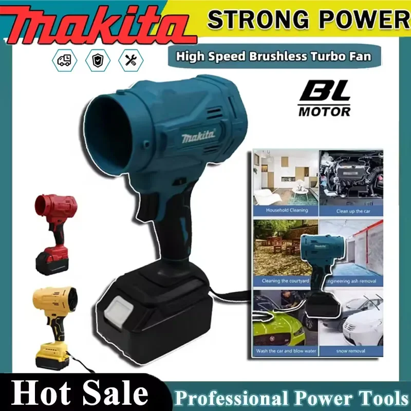 Makita High-speed Brushless Electric Fan 6-speed Jet Turbine Fan 130,000 RPM,cordless Powerful Fan Wireless For Dewtal/Milwaukee
Makita High-speed Brushless Electric Fan 6-speed Jet Turbine Fan 130,000 RPM,cordless Powerful Fan Wireless For Dewtal/Milwaukee