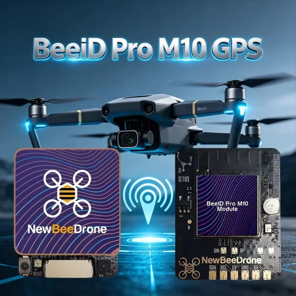 NewBeeDrone BeeID Pro M10 GPS Module with RemoteID IST8310 Compass For RC FPV Drone
NewBeeDrone BeeID Pro M10 GPS Module with RemoteID IST8310 Compass For RC FPV Drone