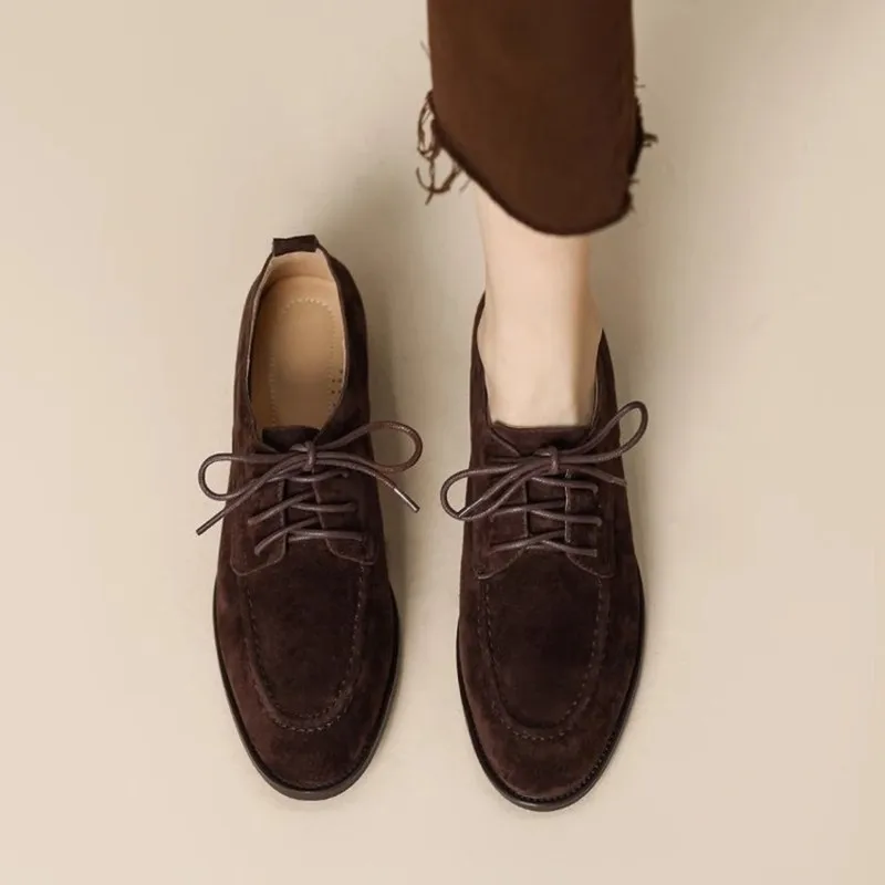Casual Loafers Women's 2026 Autumn New Lace-up Deep Mouth Versatile Block Heel Single Shoes
Casual Loafers Women's 2026 Autumn New Lace-up Deep Mouth Versatile Block Heel Single Shoes