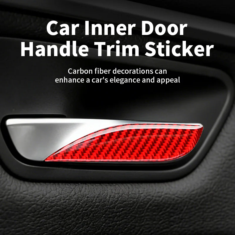 Real Carbon Fiber For BMW F30 F32 F34 (2013-2019) Door Inner Handle Trim Cover Anti Scratch, Car Interior Tuning Accessories
Real Carbon Fiber For BMW F30 F32 F34 (2013-2019) Door Inner Handle Trim Cover Anti Scratch, Car Interior Tuning Accessories