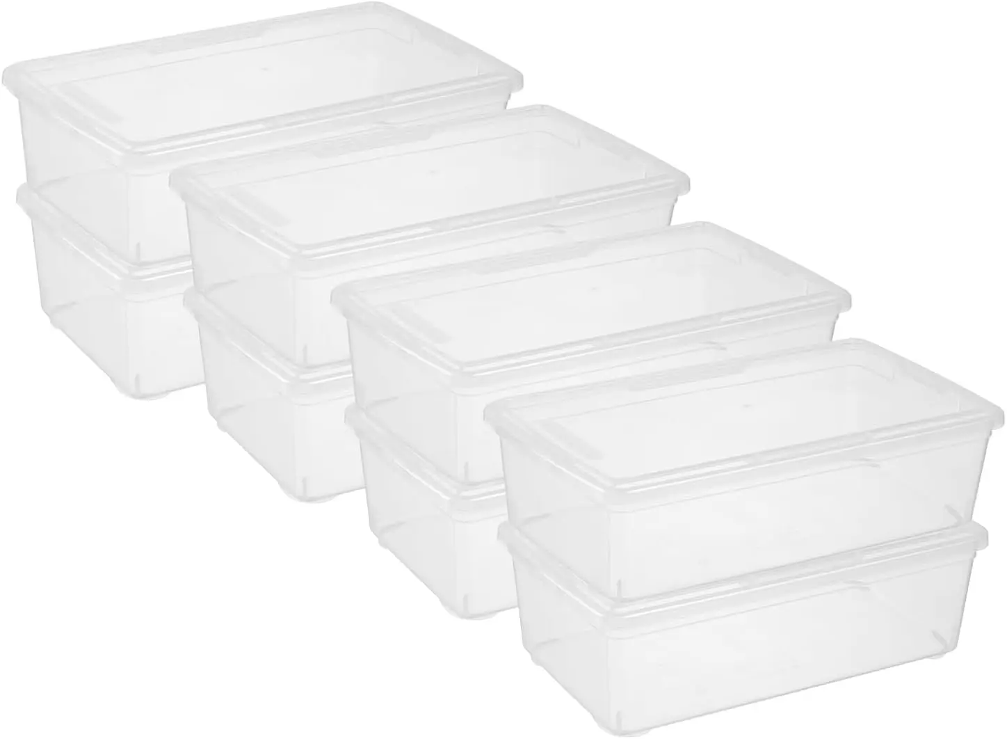 6 Quart Clear Plastic Storage Bins with Transparent Lids Stackable Box Craft Storage Organizing Container Sensory Bin,8 Pack
6 Quart Clear Plastic Storage Bins with Transparent Lids Stackable Box Craft Storage Organizing Container Sensory Bin,8 Pack