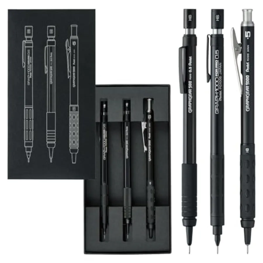 Mechanical Pencil for Drafting Set of 3 60th Anniversary Limited Edition 0.5 mm PGANAST
Mechanical Pencil for Drafting Set of 3 60th Anniversary Limited Edition 0.5 mm PGANAST