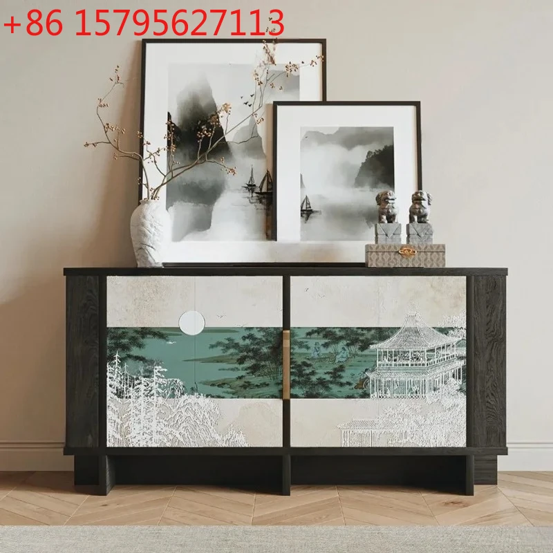 Retro dining side cabinet living room integrated storage side cabinet against the wall rock slab entrance solid wood shoecabinet
Retro dining side cabinet living room integrated storage side cabinet against the wall rock slab entrance solid wood shoecabinet