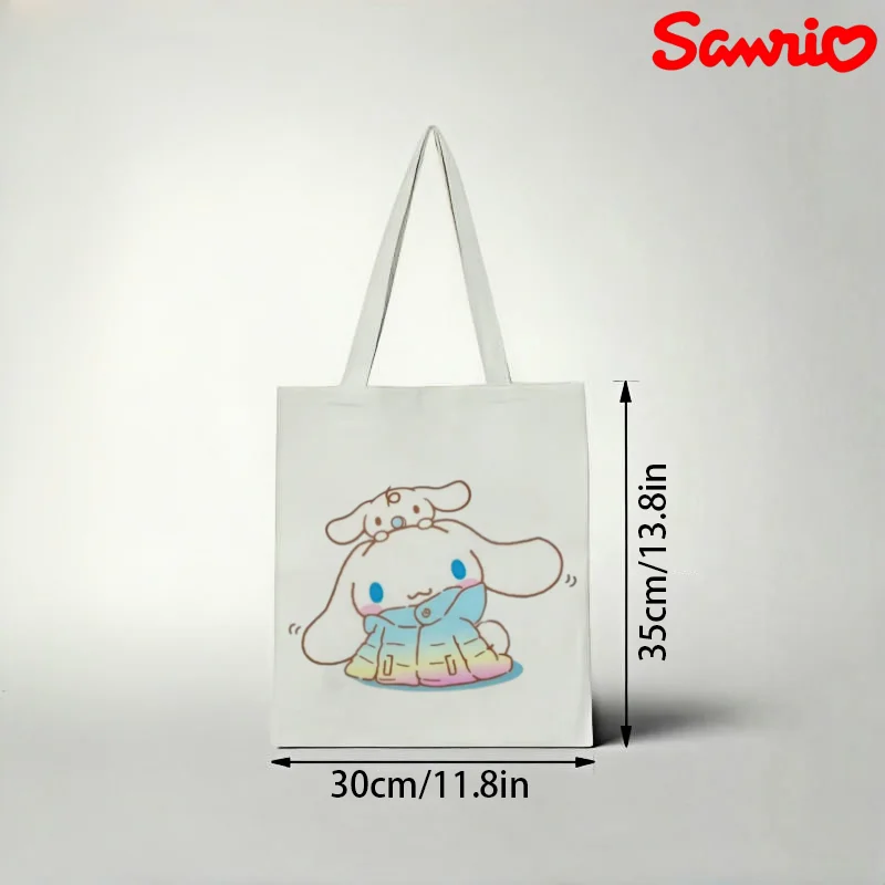 1pc Sanrio Cinnamoroll Canvas Tote Bag, Rainbow Gradient Jacket Print Casual Shoulder Bag, Eco-friendly Reusable Handbag
1pc Sanrio Cinnamoroll Canvas Tote Bag, Rainbow Gradient Jacket Print Casual Shoulder Bag, Eco-friendly Reusable Handbag