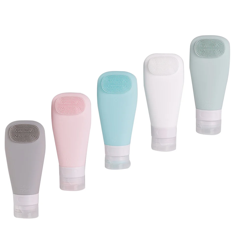 5Pcs Refillable Silicone Travel Bottles Leakproof Toiletry Containers for Lotion Shampoo Cream Portable Use Toiletries Container
5Pcs Refillable Silicone Travel Bottles Leakproof Toiletry Containers for Lotion Shampoo Cream Portable Use Toiletries Container