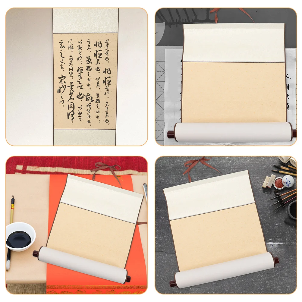 Blank Hanging Scroll Chinese Xuan Paper For Calligraphy Painting Watercolor Absorbent Rice Paper Multi-Function Drawing
Blank Hanging Scroll Chinese Xuan Paper For Calligraphy Painting Watercolor Absorbent Rice Paper Multi-Function Drawing