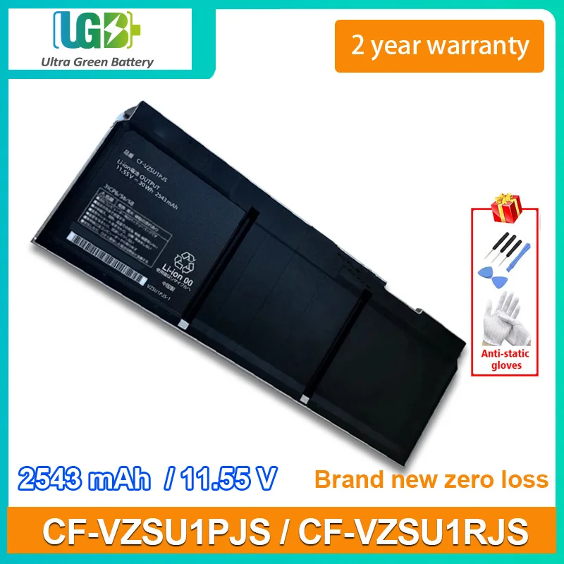 UGB New CF-VZSU1PJS CF-VZSU1RJS Laptop battery For Panasonic Laptop battery 30WH 2543mAh 11.55V
UGB New CF-VZSU1PJS CF-VZSU1RJS Laptop battery For Panasonic Laptop battery 30WH 2543mAh 11.55V