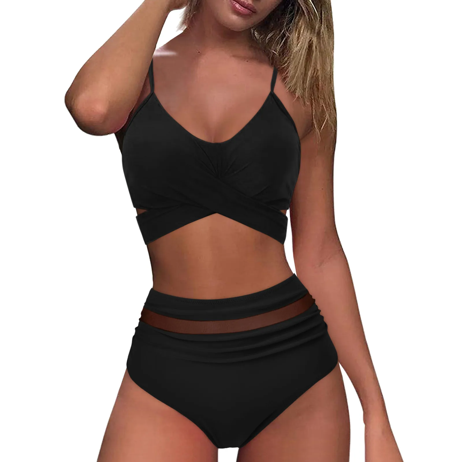 Women Mesh High Waisted Bikini Sexy Push Up Two Piece Swimsuits Vintage Swimsuit Two Piece Retro Ruched High Waist Print Bikini
Women Mesh High Waisted Bikini Sexy Push Up Two Piece Swimsuits Vintage Swimsuit Two Piece Retro Ruched High Waist Print Bikini