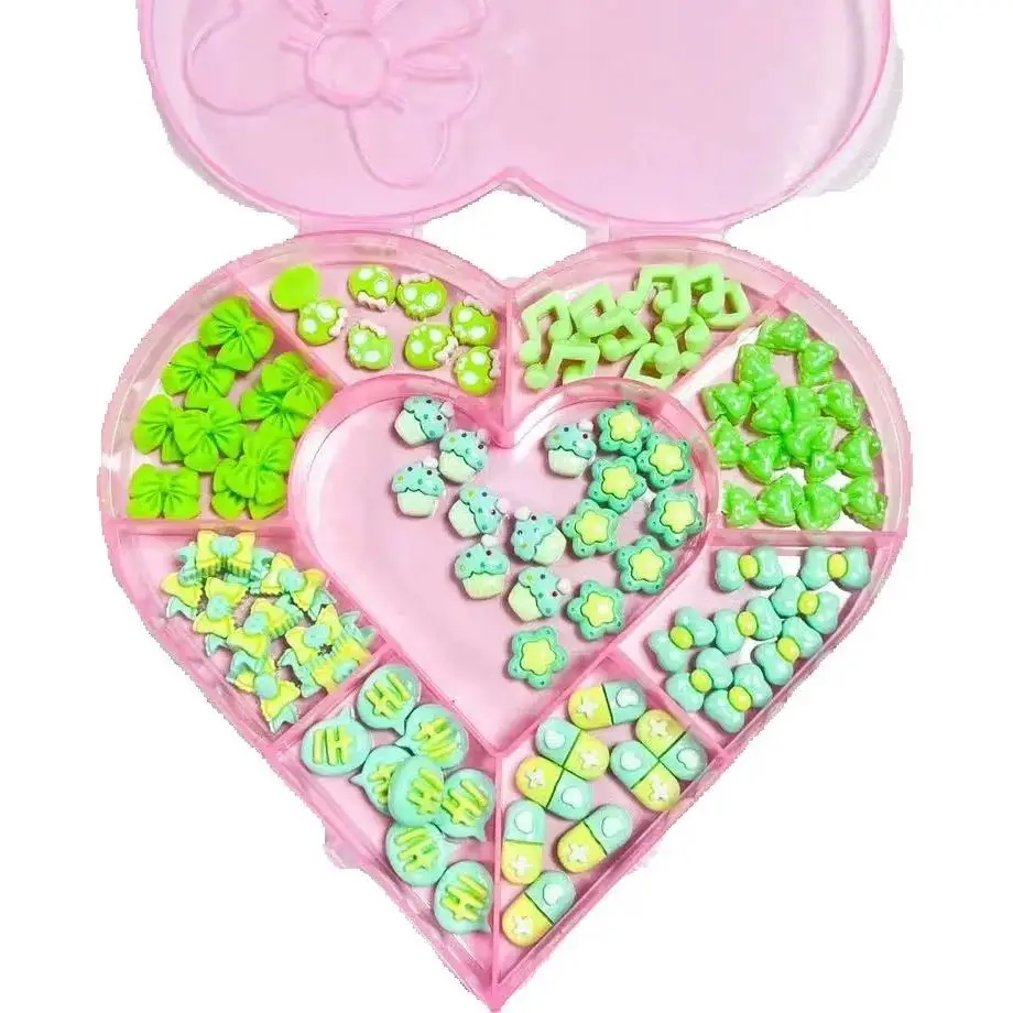 80Pcs/Box Mixed Spring Green Fresh Cute Vitality Butterfly Notes Flower Resin Flat Back Kawaii Nail Art Decoration Accessories
80Pcs/Box Mixed Spring Green Fresh Cute Vitality Butterfly Notes Flower Resin Flat Back Kawaii Nail Art Decoration Accessories