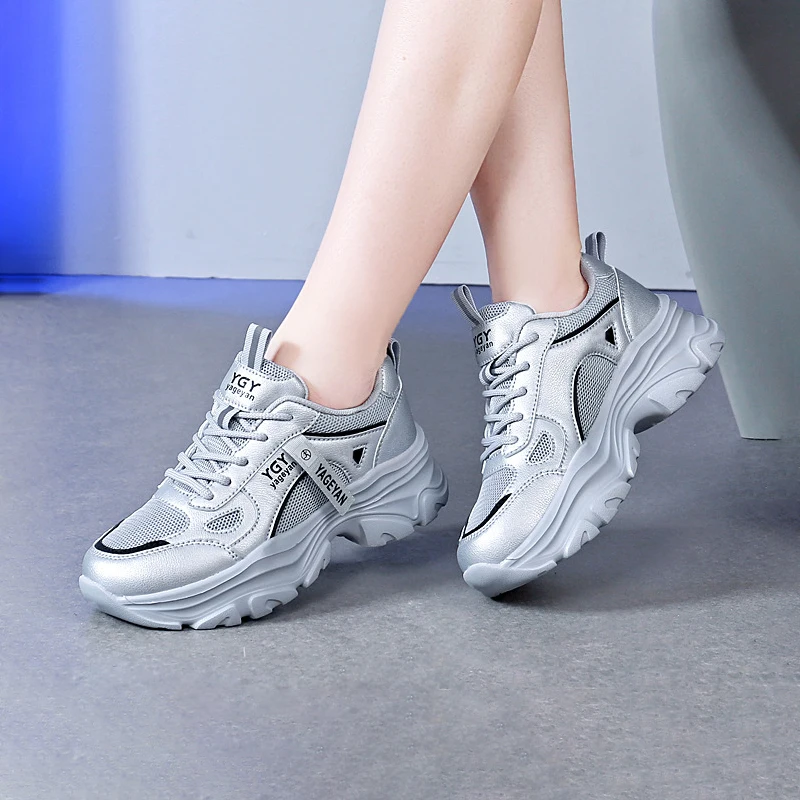 Summer Breathable Mesh Platform Sneakers for Women Soft Light Elastic Thick Sole Sports Trainers Casual Walking Gym Dance Shoes
Summer Breathable Mesh Platform Sneakers for Women Soft Light Elastic Thick Sole Sports Trainers Casual Walking Gym Dance Shoes