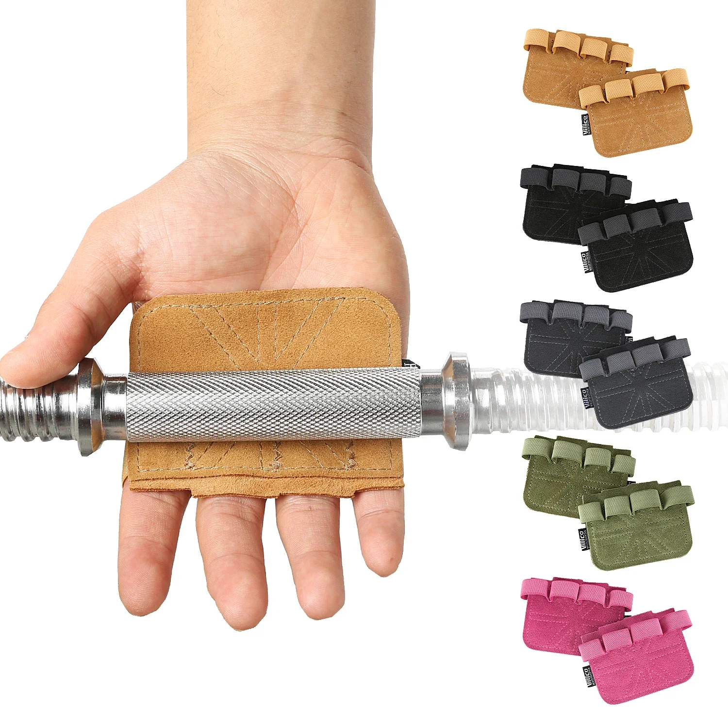 1 Pair Cowhide Weightlifting Gloves Four-finger Palm Protection Anti-slip Wear-resistant Fitness Sports Training Palm Guard
1 Pair Cowhide Weightlifting Gloves Four-finger Palm Protection Anti-slip Wear-resistant Fitness Sports Training Palm Guard
