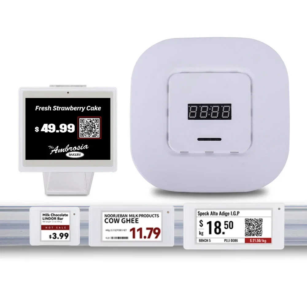 2025/Electronic Price Tag Wifi 2.4Ghz Base Station Wireless Esl Demo kit system Electronic Shelf Labels for Supermarket
2025/Electronic Price Tag Wifi 2.4Ghz Base Station Wireless Esl Demo kit system Electronic Shelf Labels for Supermarket