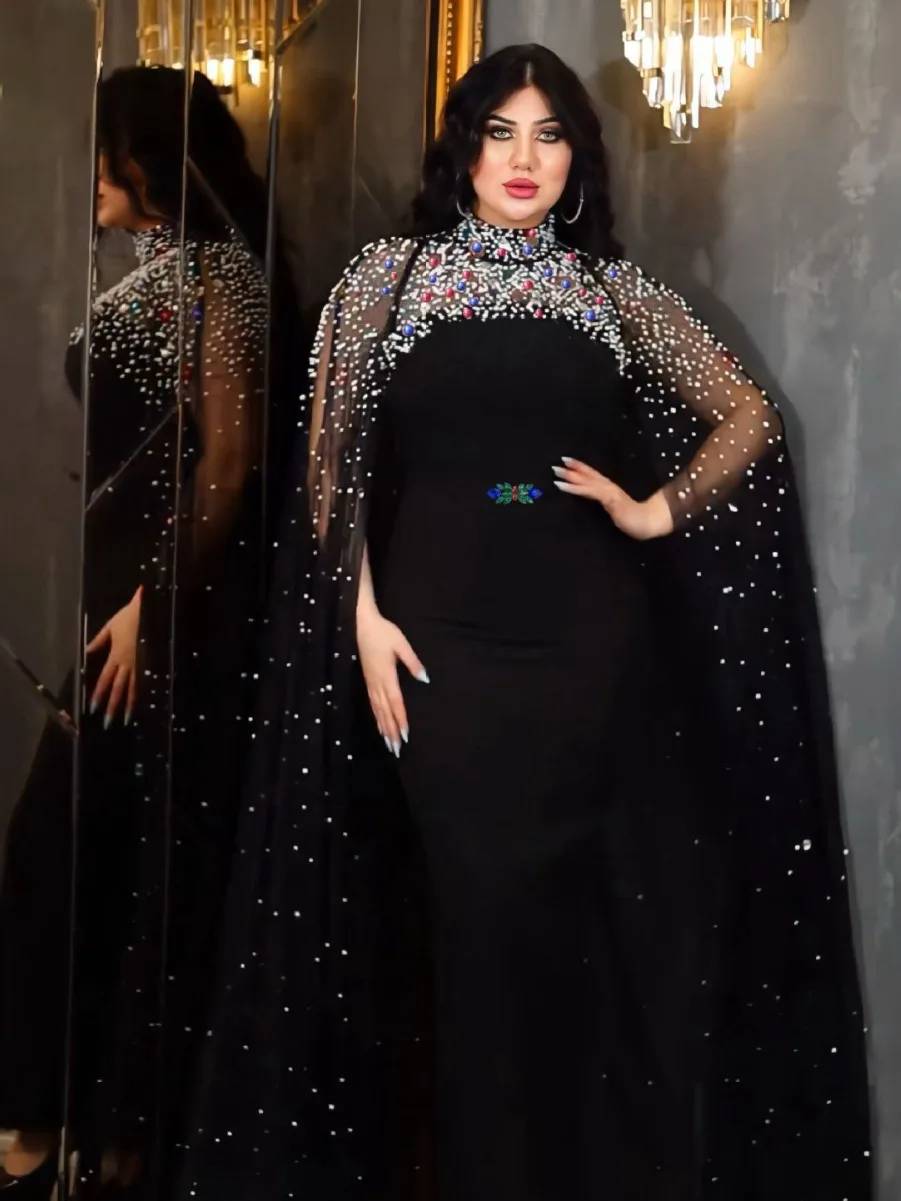 Elegant Dubai Beading Abayas for Women Muslim Mesh Maxi Dress Evening Wedding Party Gown Morocco Kaftan Eid Djellaba Jalabiya
Elegant Dubai Beading Abayas for Women Muslim Mesh Maxi Dress Evening Wedding Party Gown Morocco Kaftan Eid Djellaba Jalabiya
