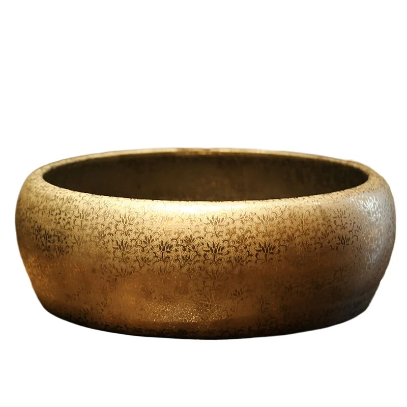 Gold ceramic sanitary ware art counter basin wash basin colorful lavabo sinks Bathroom sinks round wash
Gold ceramic sanitary ware art counter basin wash basin colorful lavabo sinks Bathroom sinks round wash