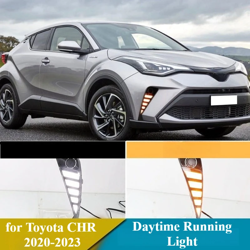 Car LED DRL Daytime Running Light for Toyota C-HR CHR 2020 2021 2022 2023 with Dynamic Turn Signal Daylight Fog Lamp Cover
Car LED DRL Daytime Running Light for Toyota C-HR CHR 2020 2021 2022 2023 with Dynamic Turn Signal Daylight Fog Lamp Cover