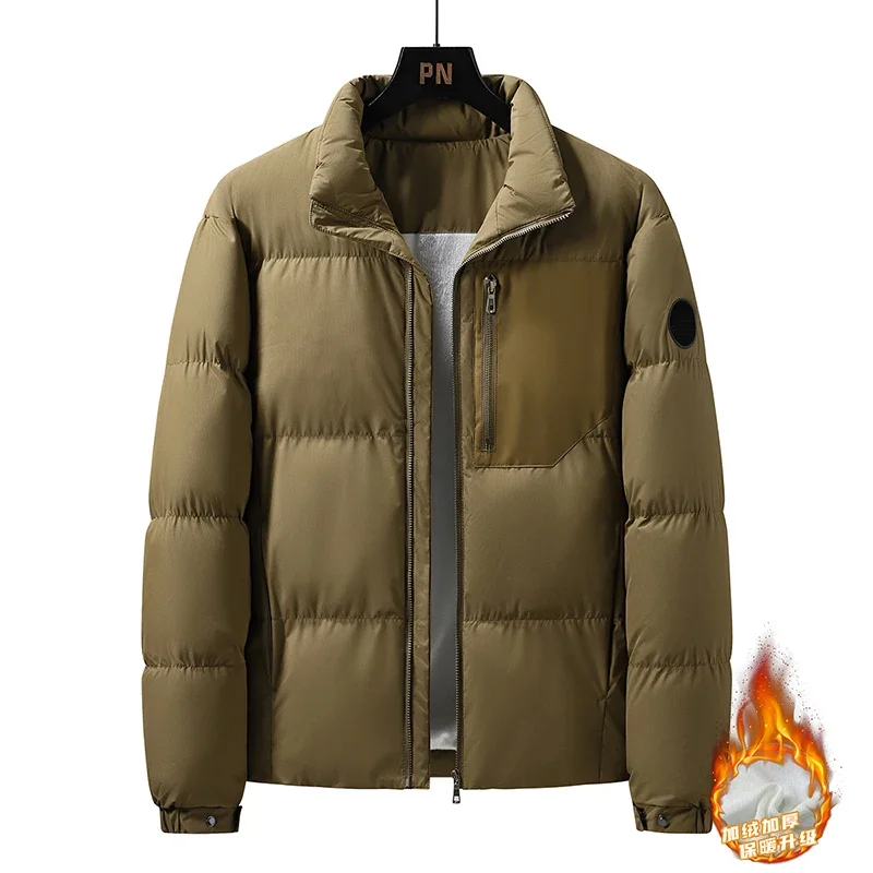 Men's Parkas Warm Basic Style Jacket High Quality Thickened Cotton Jacket Men Thermal Parkas Coats Casual Classic Puffer Jacket
Men's Parkas Warm Basic Style Jacket High Quality Thickened Cotton Jacket Men Thermal Parkas Coats Casual Classic Puffer Jacket