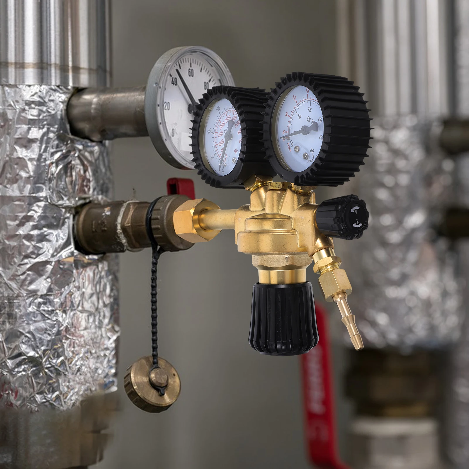 Sturdy Copper Argon Regulator European Design Adjustable Pressure Reducer For Argon Arc Welding Tube Gas Measurement 
Sturdy Copper Argon Regulator European Design Adjustable Pressure Reducer For Argon Arc Welding Tube Gas Measurement