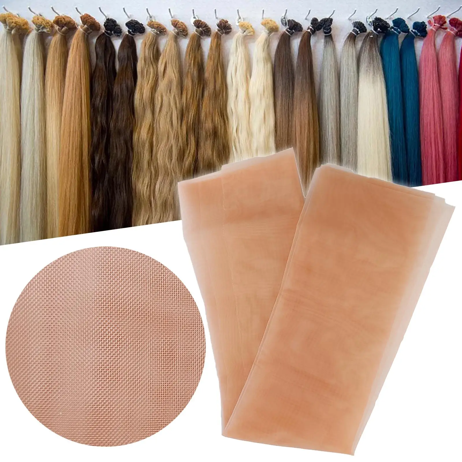 Lace Net Skin Color Wig Accessories Mesh Hair Net for Repair Wig Caps
Lace Net Skin Color Wig Accessories Mesh Hair Net for Repair Wig Caps