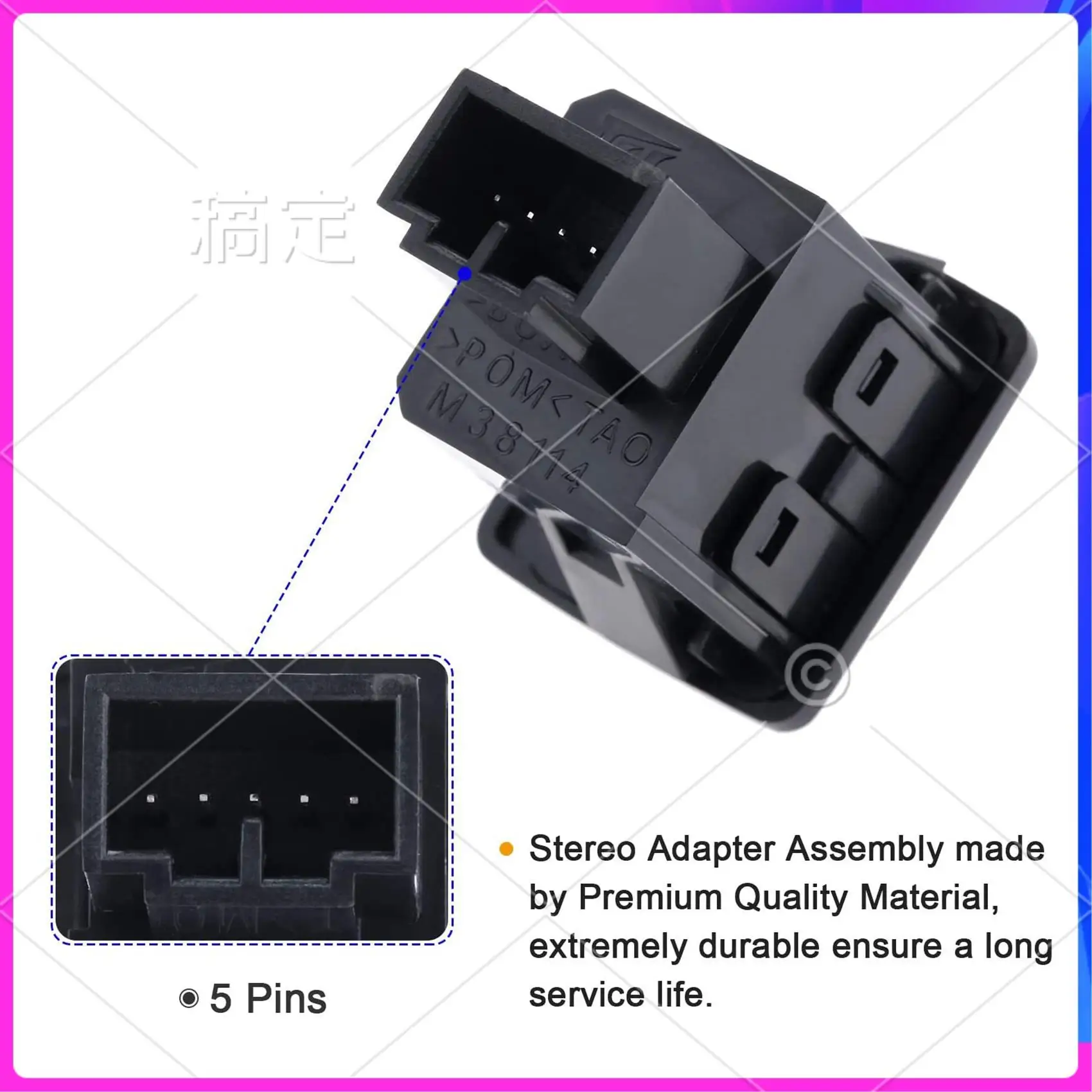 NEW-Auxiliary Input Jack Accord Aux Port Replacement 39112-TA0-A01 For Honda Accord Sedan Crosstour Pilot
NEW-Auxiliary Input Jack Accord Aux Port Replacement 39112-TA0-A01 For Honda Accord Sedan Crosstour Pilot