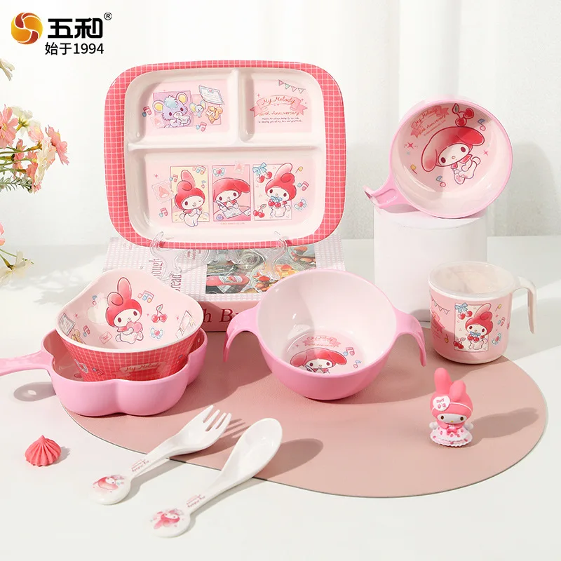 Набор из 8 предметов Sanrio, посуда Kawaii Melody, детская студенческая миска для рисовой лапши, тарелка для стейка, дополнительная посуда, мультяшная кухонная утварь
Набор из 8 предметов Sanrio, посуда Kawaii Melody, детская студенческая миска для рисовой лапши, тарелка для стейка, дополнительная посуда, мультяшная кухонная утварь