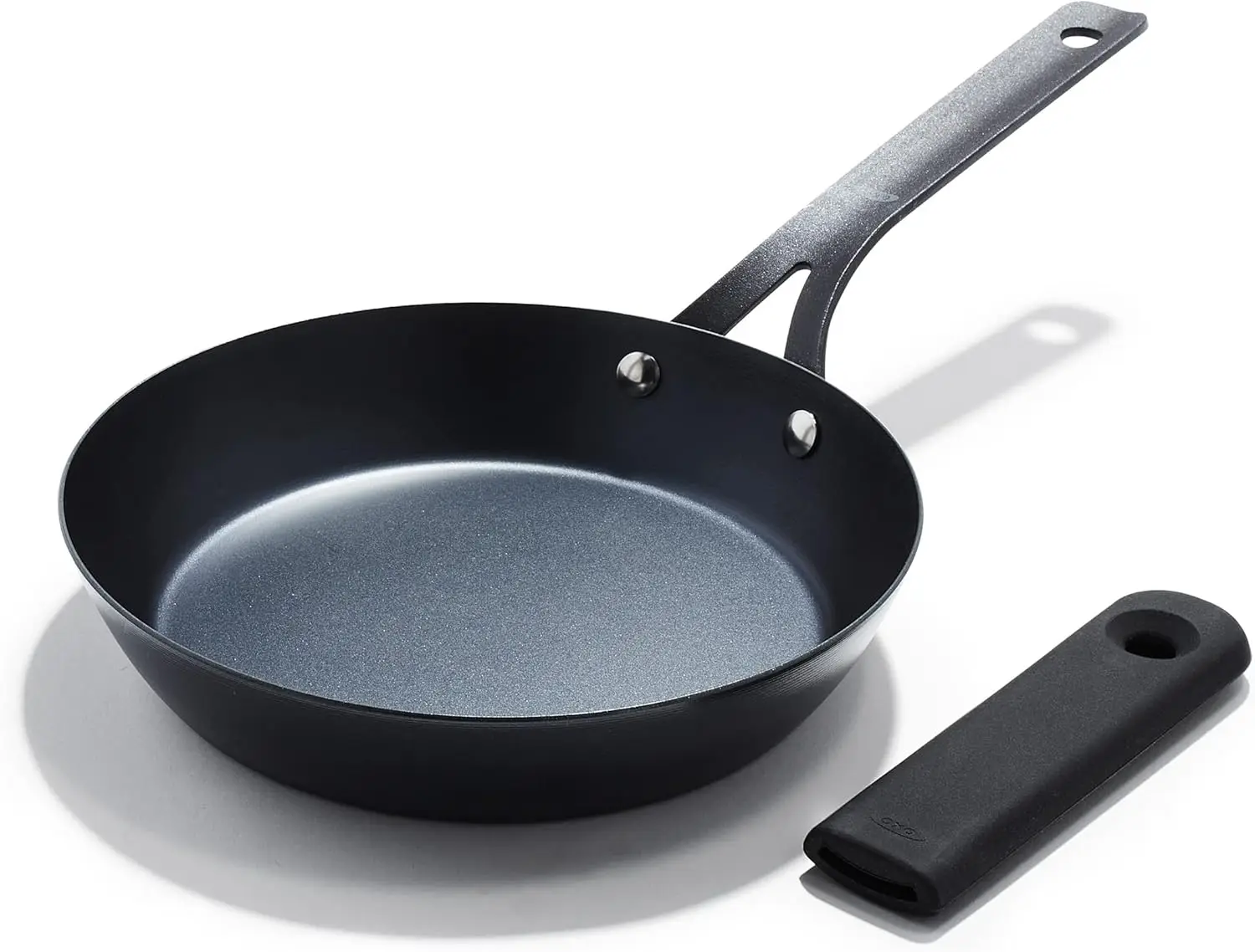 Pre-Seasoned Carbon Steel Frying Pan, 8" Skillet with Removable Handle, Induction & Oven Safe, 1.8L Black
Pre-Seasoned Carbon Steel Frying Pan, 8" Skillet with Removable Handle, Induction & Oven Safe, 1.8L Black