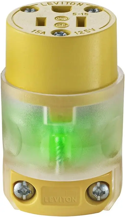 Grounded Lighted Cord End Replacement, Easy Assembly, 18-12 AWG
Grounded Lighted Cord End Replacement, Easy Assembly, 18-12 AWG