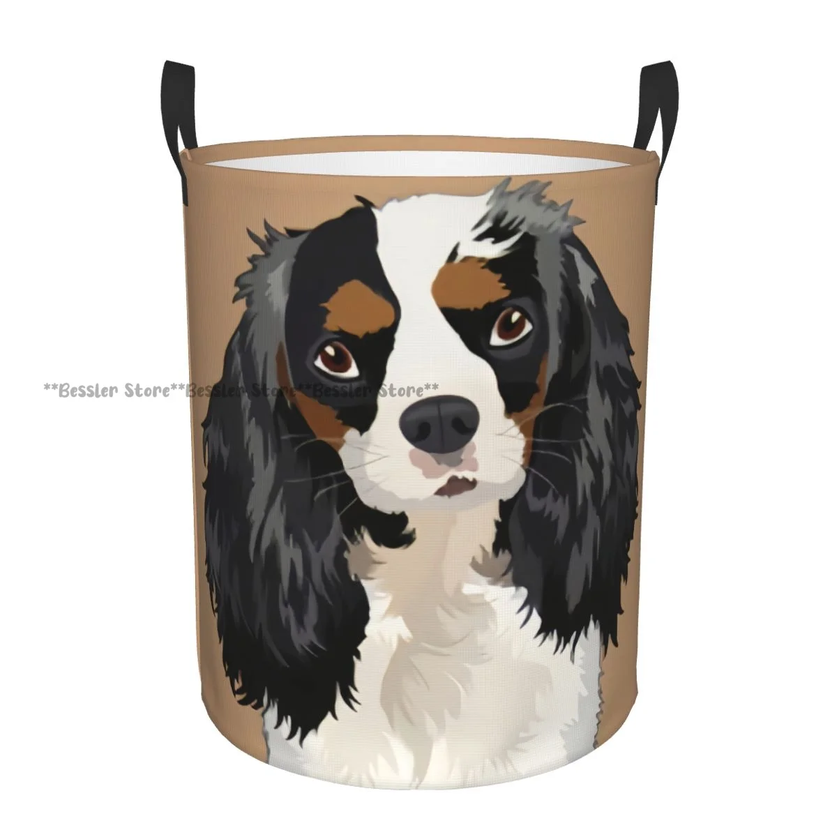 Корзина для белья Cavalier King Charles Spaniel Dog, круглая корзина для хранения, складная корзина, ведро для одежды, органайзер
Корзина для белья Cavalier King Charles Spaniel Dog, круглая корзина для хранения, складная корзина, ведро для одежды, органайзер