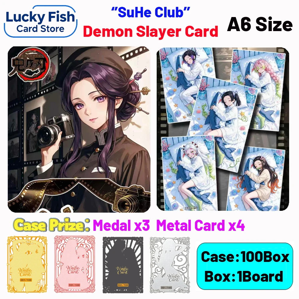 Wholesale 2026 New SuHe Creative Studio Demon Slayer Cards A6 Size Boards Anime Collectibles Character Fan Gifts Limited Edition
Wholesale 2026 New SuHe Creative Studio Demon Slayer Cards A6 Size Boards Anime Collectibles Character Fan Gifts Limited Edition